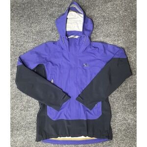 Rei Jacket Mens Small Purple E1 Elements Water Resistant Full Zip